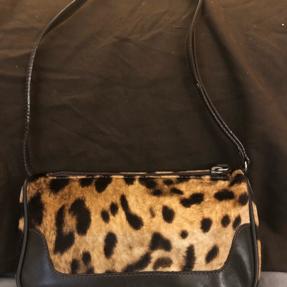 Authentic Dolce & Gabbana leopard print purse